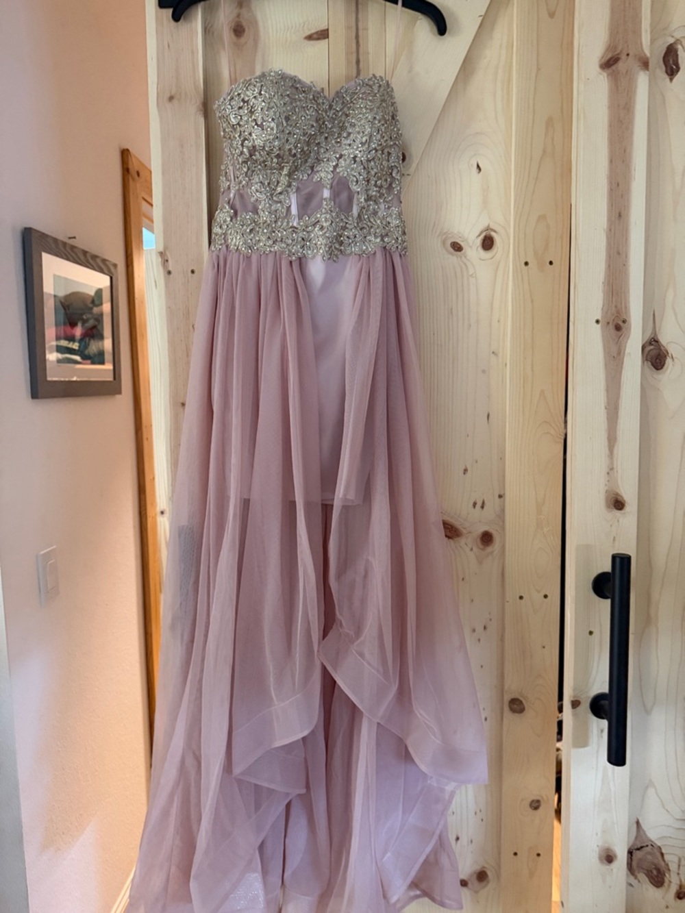 Sequin hearts prom dress from Macys